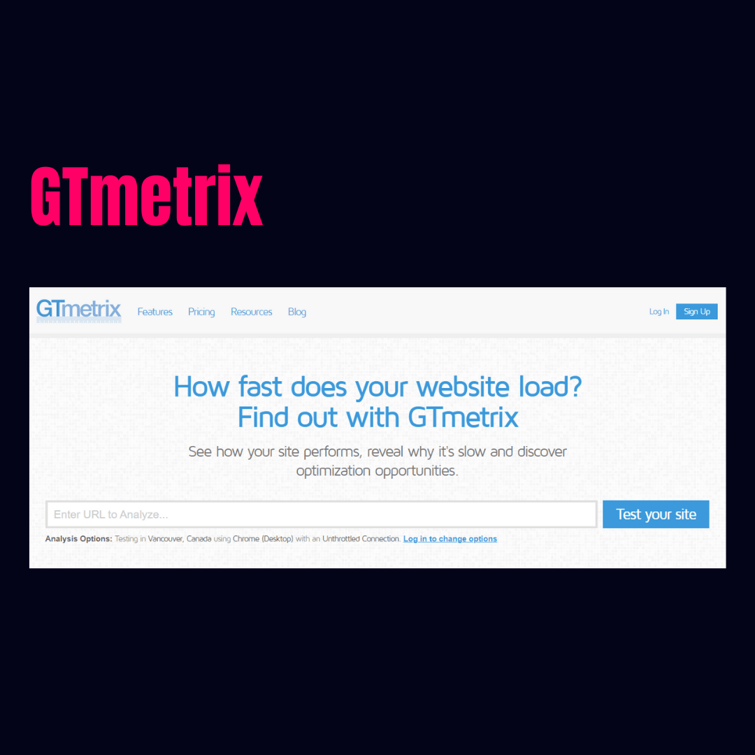 GTmetrix_website Performance and Speed Testing Tools_insightwey.com